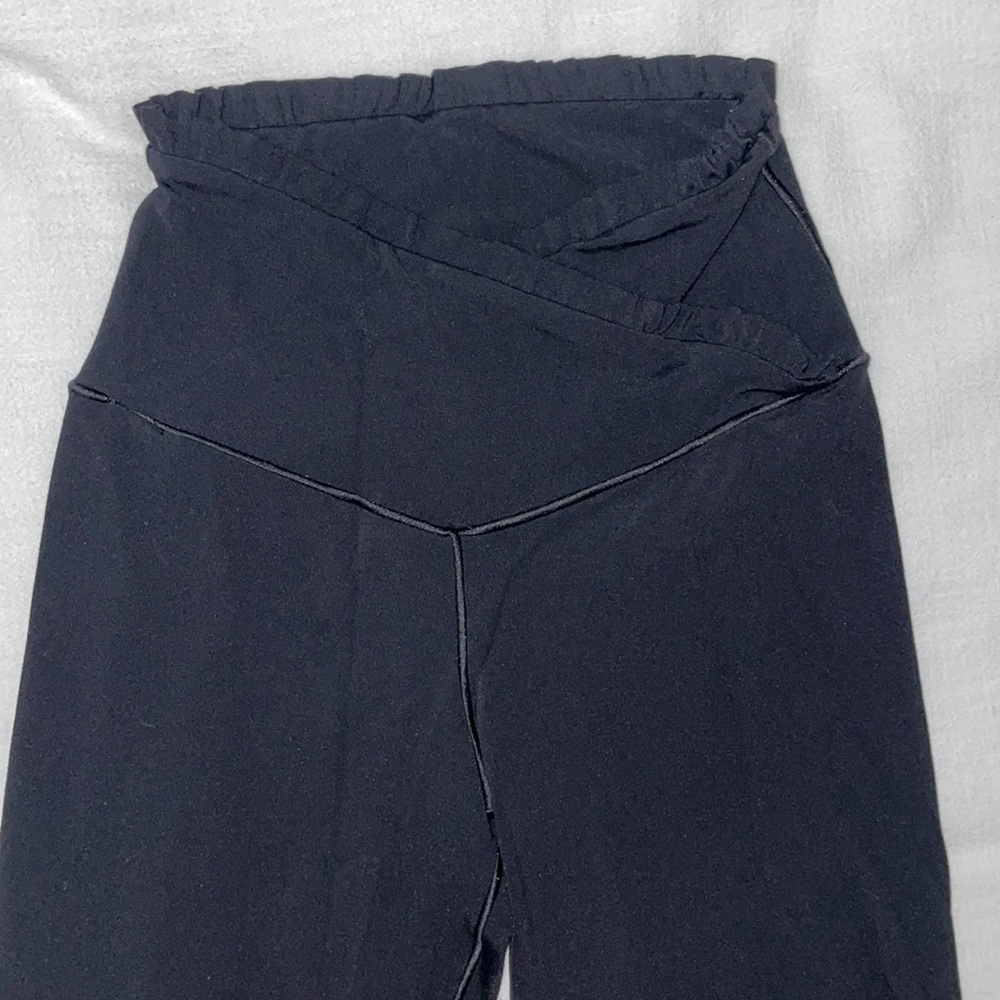 Aerie crossover leggings with waist trim